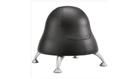 Safco Runtz Ball Office Chair in Black Vinyl - 4756BV