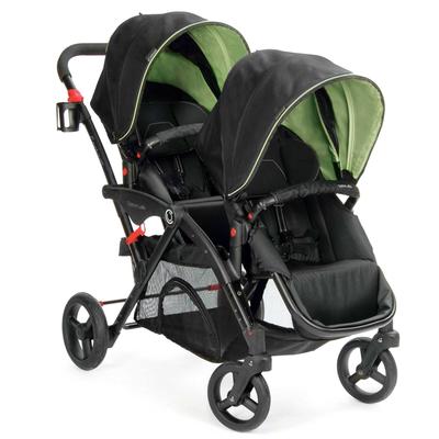 Kolcraft Baby Stroller Kolcraft Contours Options Elite Tandem Stroller in Envy Green