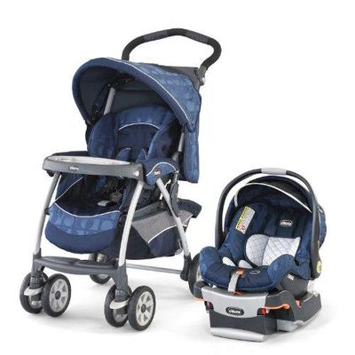 Chicco Cortina Travel System Stroller Azura