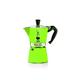 Bialetti Mocha Colour Aluminium Espresso Maker 6 Tasses Green