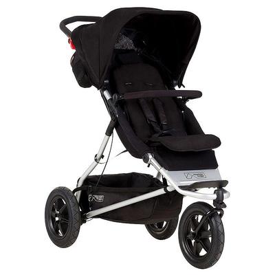 Mountain Buggy Plus One Inline Double Stroller (Black) One Size