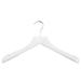 NAHANCO Concave Wooden Jacket Hanger for Dress/Shirt/Sweater Wood in White | 9 H x 17 W in | Wayfair 23517HU