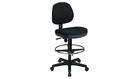 Office Star Height Adjustable Drafting Chair with Flex Back - Fabric: Interlink - Ink Blue