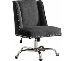 Linon Draper Office Chair, Multiple Finishes