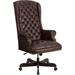 Flash Furniture Ci-360-brn-gg High Back Traditional Tufted Brown Leath