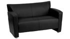 Flash Furniture HERCULES Majesty Series Black Leather Loveseat, 222-2-BK-GG