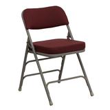 Flash Furniture HERCULES Series Premium Curved Triple Braced & Double Hinged Burgundy Fabric Upholst screenshot. Chairs directory of Office Furniture.