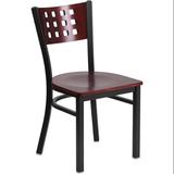 Flash Furniture Hercules Dining Chair in Mahogany screenshot. Chairs directory of Office Furniture.