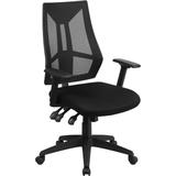 Flash Furniture High Back Black Mesh Swivel Task Chair with Triple Paddle Control, HL-0017-GG, HL 00 screenshot. Chairs directory of Office Furniture.