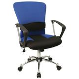 Flash Furniture Mid-Back Blue Mesh Office Chair screenshot. Chairs directory of Office Furniture.