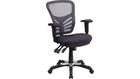 Flash Furniture Mid-Back Dark Gray Mesh Swivel Task Chair with Triple Paddle Control, HL-0001-DK-GY-