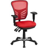 Flash Furniture Mid-Back Red Mesh Swivel Task Chair with Triple Paddle Control, HL-0001-RED-GG, HL 0 screenshot. Chairs directory of Office Furniture.