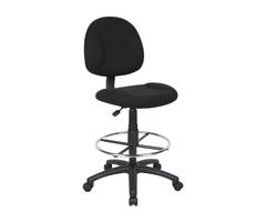 Boss Audio Systems Contoured Comfort Adjustable Rolling Drafting Stool Chair