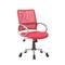 Boss Audio Systems Rainbow Mesh Red Task Chair with Loop Arms