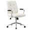 Boss Office Products White Modern Task Chair with Arms