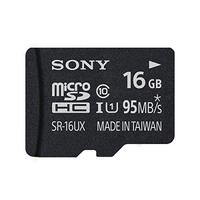 Sony 16GB High Speed Class 10 UHS-1 Micro SDHC up to 95MB/s Memory Card (SR16UXA/TQ)