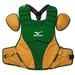 Mizuno Samurai 15" Intermediate Chest Protector - Mens - Forest Green/Gold