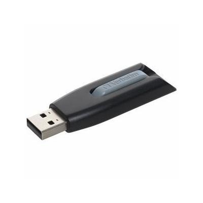 Verbatim SPR ver49172-sperbatim 16GB Store n Go V3 USB 3.0 Flash Drive - 16 GB - Gray Black, Gray