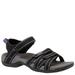 Teva Tirra - Womens 8 Black Sandal Medium