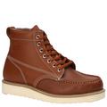 Work America Men's Crepe Wedged Sole 6" Work - 12 Tan Boot D