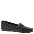 Minnetonka Women's Butter Moccasin - 6 Black Slip On E2