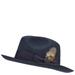 Stacy Adams Men's Fedora Wool Felt Hat Navy Size L