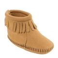 Minnetonka Back Flap - 2 Infant Brown Boot Medium