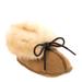 Minnetonka Sheepskin - 6 Toddler Tan Boot Medium