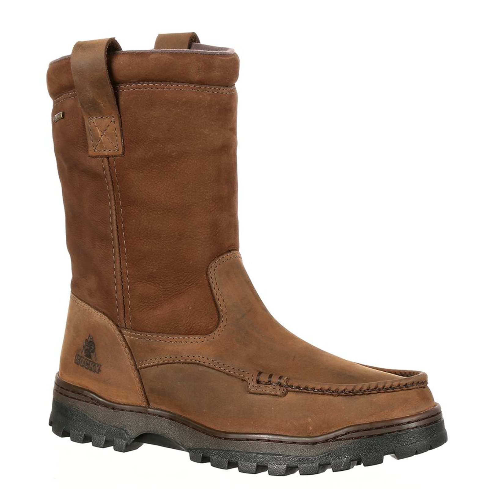 Rocky Outback Wellington 8" - Mens 8.5 Brown Boot W