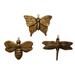 Expo Decor LLC 3 Piece Resin Flying Bug Holiday Shaped Ornament Set in Gray/Yellow | Wayfair 5393/GL