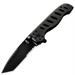 Gerber 30-000656 Evo Large Folding Knife with Tanto Combo Blade, Black (Box)