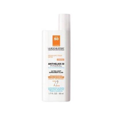 La Roche-Posay Anthelios SPF 50 Mineral Ultra-Light Sunscreen Fluid Tinted, 1.7 Fluid Ounce