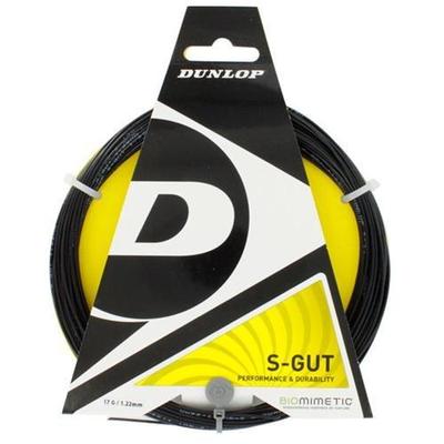 Dunlop SGut Biomimetic 17G Black Tennis String