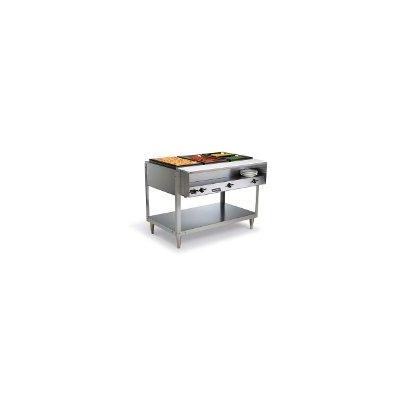 Vollrath 38003 ServeWell 300 Stainless Steel 3-Wells Hot Food Table, 1440-Watts