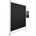 Sol Royal Cassette Roller Blind 100x175cm K24 Dimming Thermal Window Blind - Vertical Patio Door Blind Insulation No Drill Blinds Window Treatment in Black