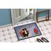 Caroline's Treasures Rochelle Dog House Appenzeller Sennenhund Non-Slip Outdoor Door Mat Rubber | 18 W x 27 D in | Wayfair BB2797MAT