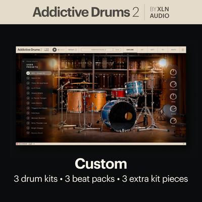 XLN Audio Addictive Drums 2 Custom