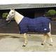 Rhinegold 0 Rhinegold Orlando Quilted Rug-winter Weight 300gsm Fill Stable Rug, Navy/Red Check, 6 3 UK