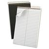 Tops Products 20808 Gold Fibre Spiral Steno 6 x 9 Book- Gregg- Grey Cover - 100 Sheets
