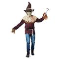 California Costumes 01571S/M Sadistic Scarecrow Scary Adult-Sized Costume, Natural, S-M