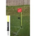 Precision 4 x Training Sprung Corner Posts - Yellow With 4 Red Flags rrp£35, Multi-coloured, One Size, 9506999000