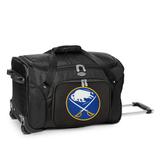 MOJO Black Buffalo Sabres 22" 2-Wheeled Duffel Bag