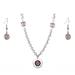 Washington Nationals Crystals from Swarovski Baseball Necklace & Earrings