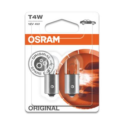 OSRAM T4W Original (2 Stk.) Glühlampe, Kennzeichenleuchte,Glühlampe, Kofferraumleuchte,Glühlampe, Handschuhfachleuchte,G