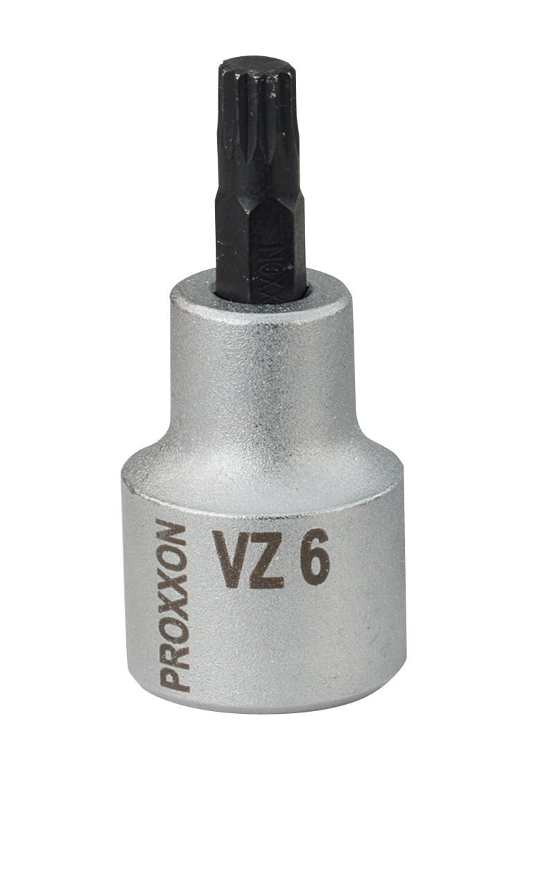 PROXXON Steckschlüsseleinsatz 1/2 Zoll Vielzahn-Einsatz 6 23319 Image