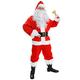 I LOVE FANCY DRESS LTD Deluxe Santa Costume Father Christmas 11 Piece Deluxe Costume with Accessories and Bell - Santa Claus Costume with Beard, Hat and Bootcovers (XXXXLarge)