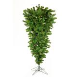 The Holiday Aisle® Green American Upside Down Artificial Unique Tree, Metal in Brown | 5.5' H | Wayfair HLDY2402 32358234