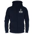 Tottenham Hotspur FC Official Football Gift Mens Fleece Zip Hoody Navy XXL