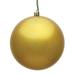 The Holiday Aisle® Holiday Décor Ball Ornament Plastic in Gray/Yellow | Wayfair HLDY4016 32576401