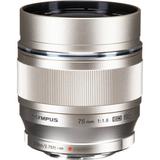 Olympus M.Zuiko Digital ED 75mm f/1.8 Lens (Silver) V311040SU000